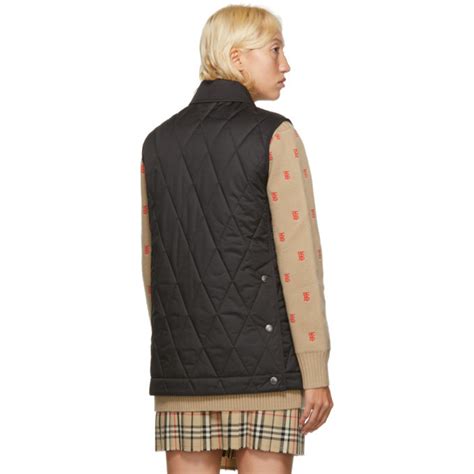 burberry cropthorne quilted vest|Burberry gilet for women.